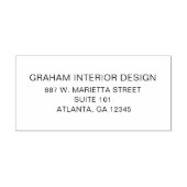 プロフェッショナルシンプル事業差出人住所 ラバースタンプ (インプリント)