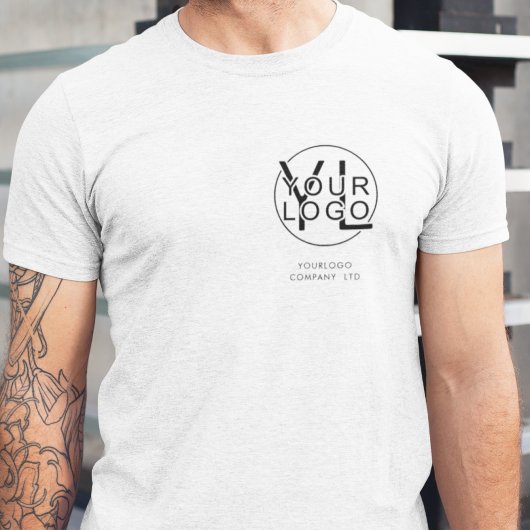 プロフェッショナルシンプル会社ロゴ従業員 Tシャツ