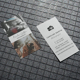 プロフェッショナルシンプル写真用名刺 名刺