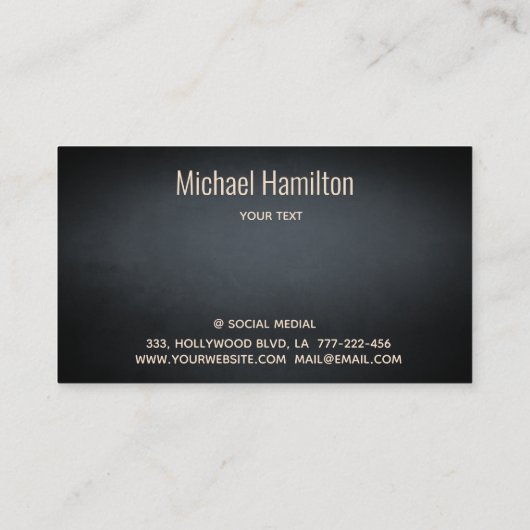 プロフェッショナルシンプル実在財産建築構築 名刺 (裏面)