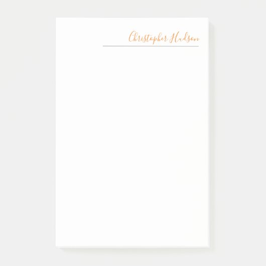 プロフェッショナルシンプル平書名 ポストイット (正面)