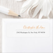 プロフェッショナルシンプル平書名 ラベル (インサイチュ)