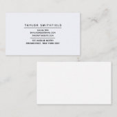 プロフェッショナルシンプル幾何 名刺 (正面/裏面)