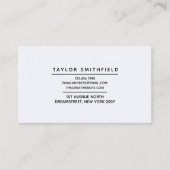 プロフェッショナルシンプル幾何 名刺 (正面)