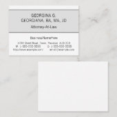 プロフェッショナルシンプル弁護士名刺 名刺 (正面/裏面)