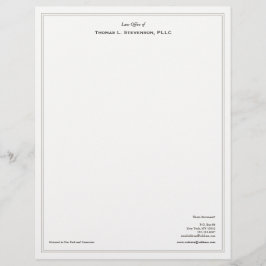 プロフェッショナルシンプル弁護士 レターヘッド