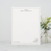 プロフェッショナルシンプル弁護士 レターヘッド (スタンド正面)