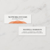 プロフェッショナルシンプル スキニー名刺 (正面/裏面)