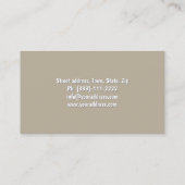 プロフェッショナルシーメストビジネスカード 名刺 (裏面)