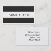 プロフェッショナルジオメトリパターン名刺 名刺 (正面/裏面)