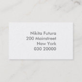 プロフェッショナルジオメトリパターン名刺 名刺 (裏面)