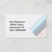 プロフェッショナルジオメトリパターン名刺 名刺 (裏面)