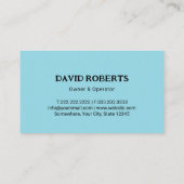 プロフェッショナルジャンクの取り外しと運搬サービス 名刺 (裏面)