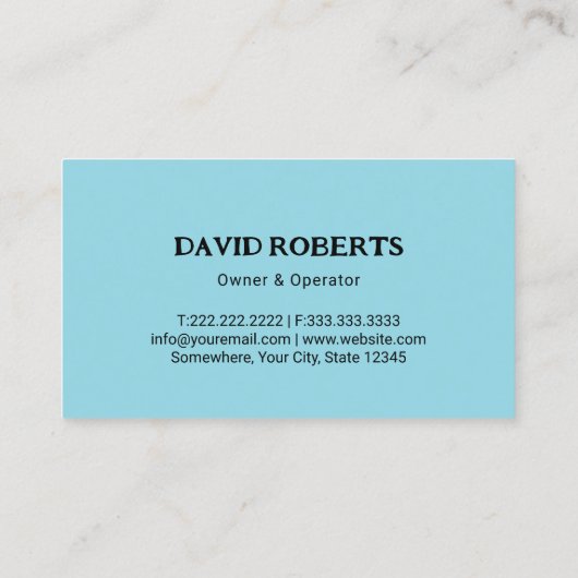 プロフェッショナルジャンクの取り外しと運搬サービス 名刺 (裏面)