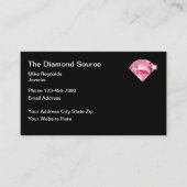 プロフェッショナルジュエラーダイヤモンドテーマ 名刺 (正面)