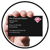 プロフェッショナルジュエラーダイヤモンドテーマ 名刺