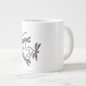 プロフェッショナルジョイ探しマグ喜びを見つける ジャンボコーヒーマグカップ (正面右)