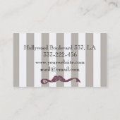 プロフェッショナルスエレガントテース弓モノグラム 名刺 (裏面)