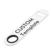 プロフェッショナルスカスタムテンレス鋼ボトルオープナー スピード栓抜き (正面アングル)