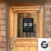 プロフェッショナルスキャンしてVenmoキャッシュアプリQRコード ウィンドウサイン (ホームデコレーション)