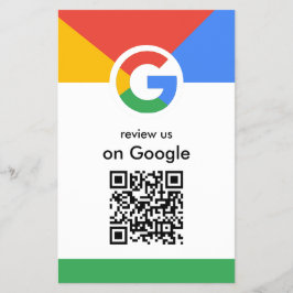 プロフェッショナルスキャンでGoogleレビューQRコードビジネス チラシ