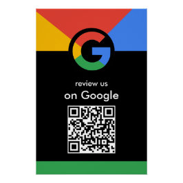 プロフェッショナルスキャンでGoogleレビューQRコードビジネス ポスター