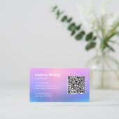 プロフェッショナルスキンエステティシャン 名刺 (スタンド正面)