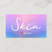 プロフェッショナルスキンエステティシャン 名刺 (裏面)