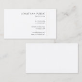 プロフェッショナルスタイリッシュクモダンリートレンディーテンプレート 名刺 (正面/裏面)