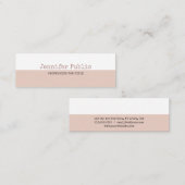 プロフェッショナルスタイリッシュスペシャルエリートデザインモダン スキニー名刺 (正面/裏面)