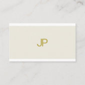 プロフェッショナルスタイリッシュデザインプモノグラムのラン 名刺 (正面)