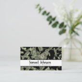 プロフェッショナルスタイリッシュファイナンシャルプランナー会計 名刺 (スタンド正面)