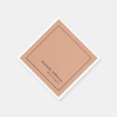 プロフェッショナルスタイリッシュミニマル スタンダードカクテルナプキン (角)