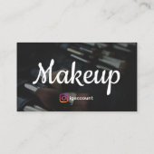 プロフェッショナルスタイリッシュメイクアップアーティスト 名刺 (裏面)