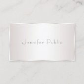 プロフェッショナルスタイリッシュモダンデザインエレガントグラム 名刺 (正面)