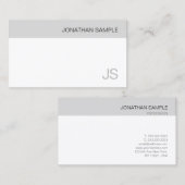 プロフェッショナルスタイリッシュモノグミニマルラム平野 名刺 (正面/裏面)