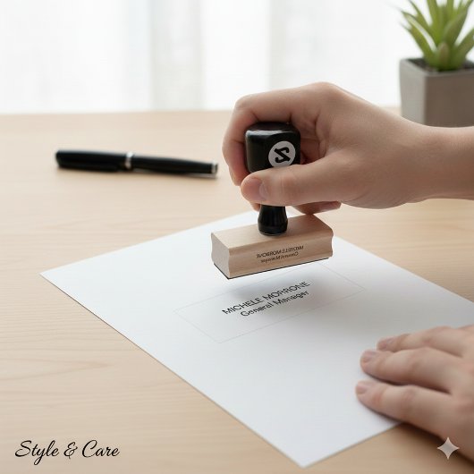 プロフェッショナルスタンプと名前をカスタムするとロール情報 ラバースタンプ