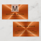 プロフェッショナルステンレス鋼モノグラム#17 名刺 (正面/裏面)