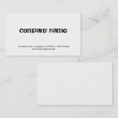 プロフェッショナルストアとグランジフォント 名刺 (正面/裏面)