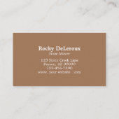 プロフェッショナルストネマ素朴ソンブリックQRコード 名刺 (裏面)