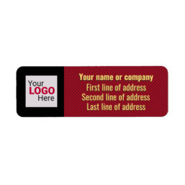 プロフェッショナルストライプ対角線：赤、黒、および金ゴールド ラベル