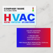 プロフェッショナルスペシャリストモダン（ロゴ） HVAC 名刺 (正面/裏面)