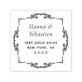 プロフェッショナルスモダンクリプト差出人住所 セルフインキングスタンプ (デザイン)