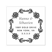 プロフェッショナルスモダンクリプト差出人住所 セルフインキングスタンプ (デザイン)