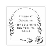 プロフェッショナルスモダンクリプト差出人住所 セルフインキングスタンプ (デザイン)