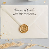 プロフェッショナルスモダンクリプト差出人住所 セルフインキングスタンプ