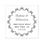 プロフェッショナルスモダンクリプト差出人住所 セルフインキングスタンプ (デザイン)