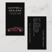 プロフェッショナルスモダンポーツカー販売店 名刺 (正面/裏面)