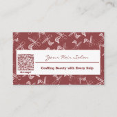 プロフェッショナルスモーキトパス&ピンクヘアサロン 名刺 (正面)