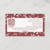 プロフェッショナルスモーキトパーズ&ホワイトヘアドレッサー 割引カード (裏面)